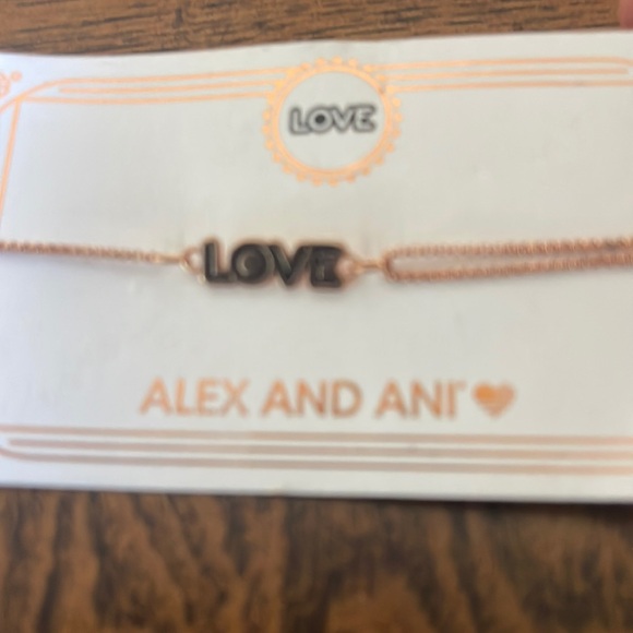 Alex and Ani Love expandable bracelet in rose gold NEW - Picture 4 of 4